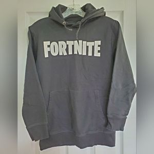FORTNITE Sweatshirt Hoodie Kid's Size XL 14 Black EUC